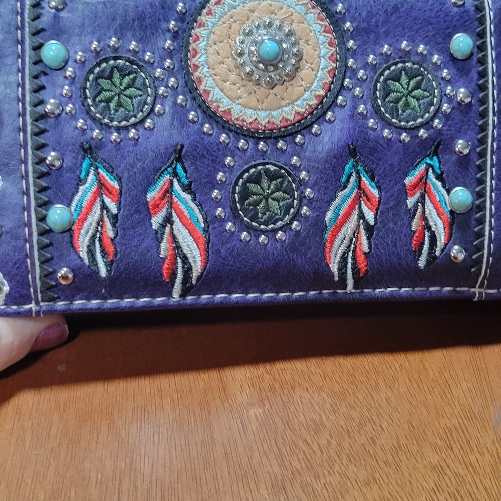 Ladies cross over purse - Picture 6 of 9